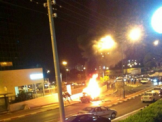 انفجار مركبة في اشكلون واصابة شخص بجراح بالغة الخطوره